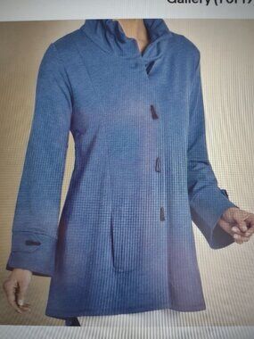 2 Soft Surroundings La Parisienne french terry swing jackets - EUC - size M